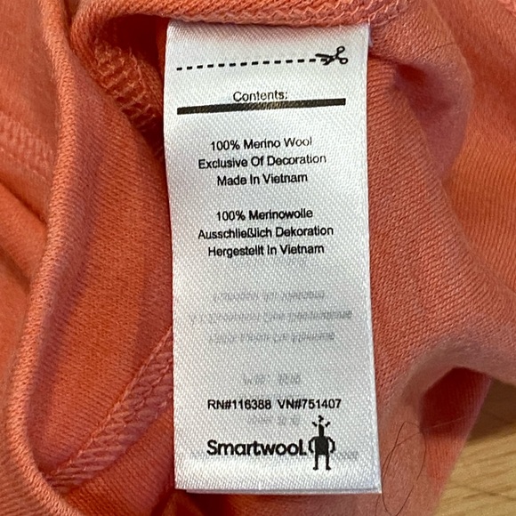 Smartwool sunset coral Women's Classic All-Season Merino Base Layer Long Sleeve - Picture 13 of 13
